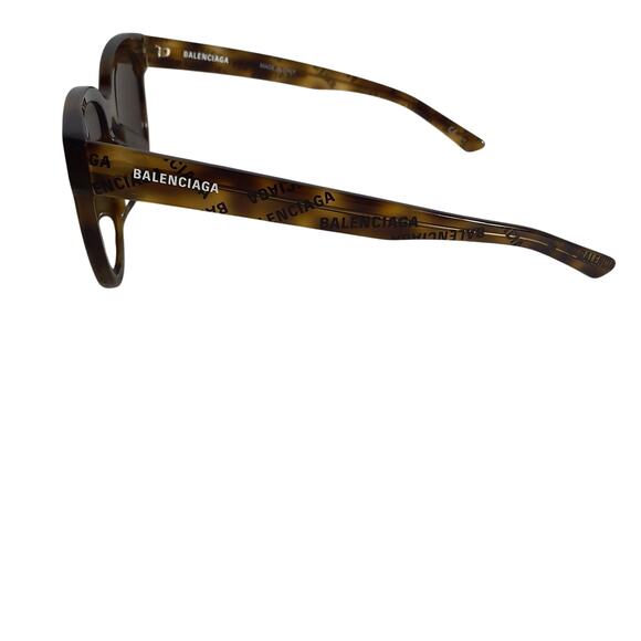 Balenciaga Tortoiseshell Acetate Brown Block D-Frame Sunglasses main image 5